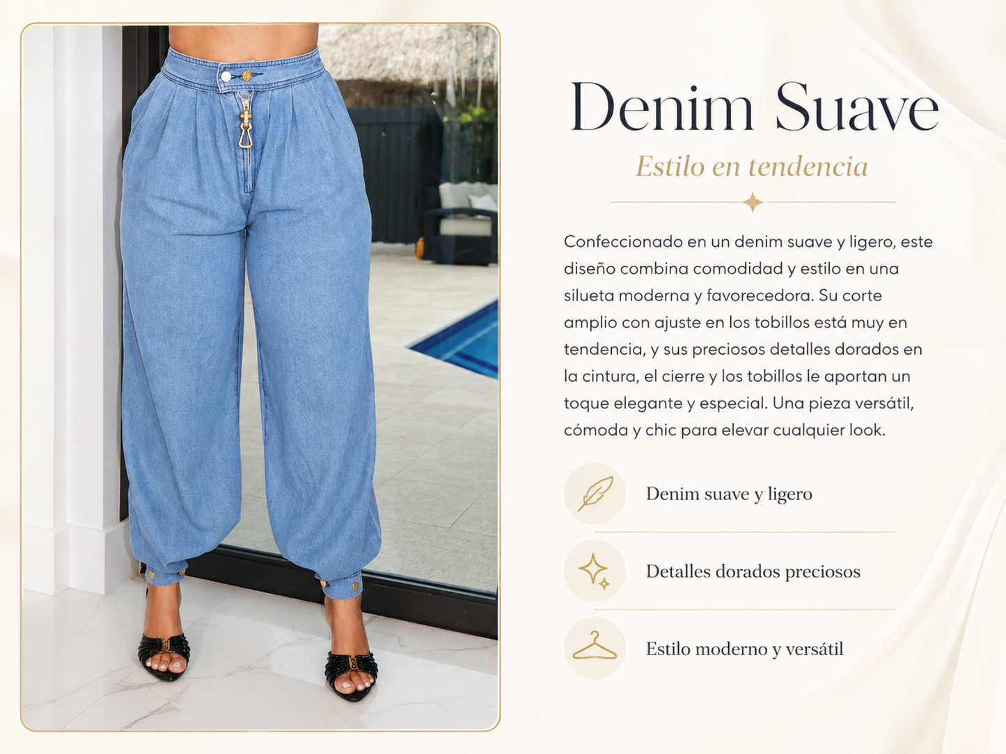 Demin pants