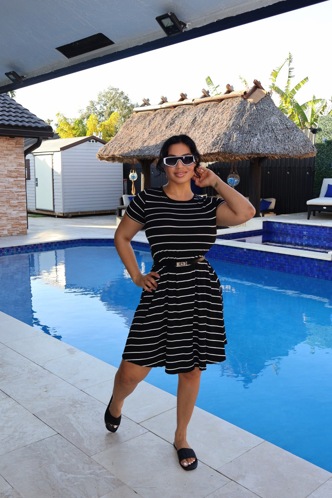 Stripes comfty dress