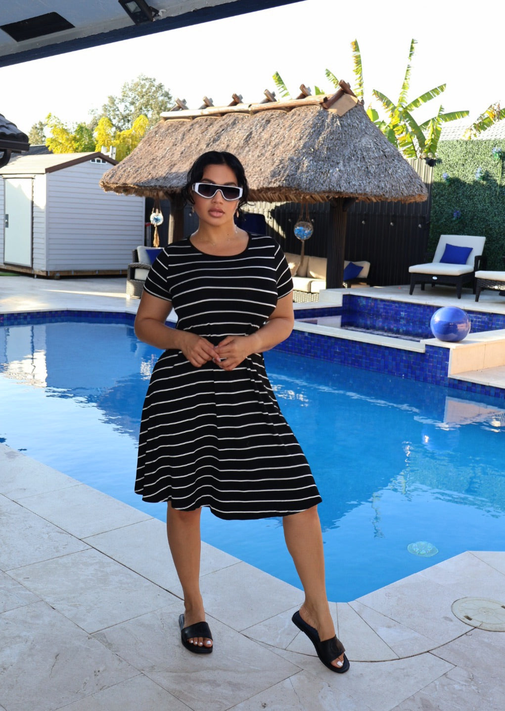 Stripes comfty dress