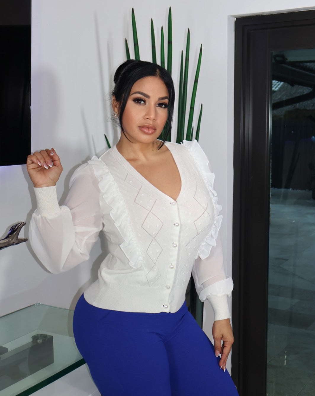 Sofia white blouse