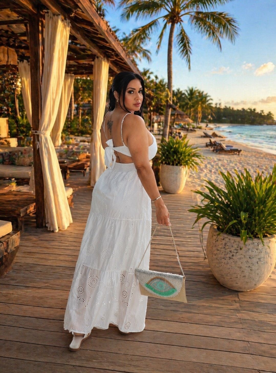 Vacay white dress