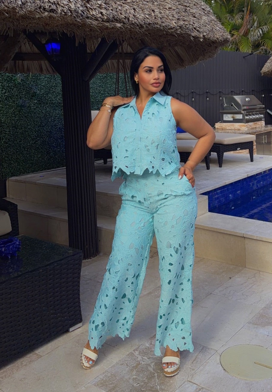 Baby blue set