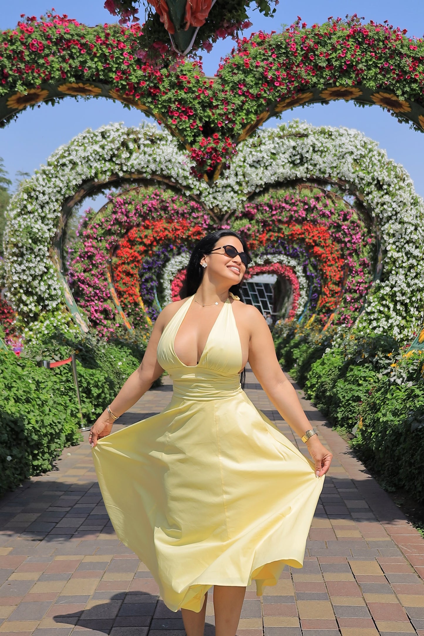 Dubai garden dress