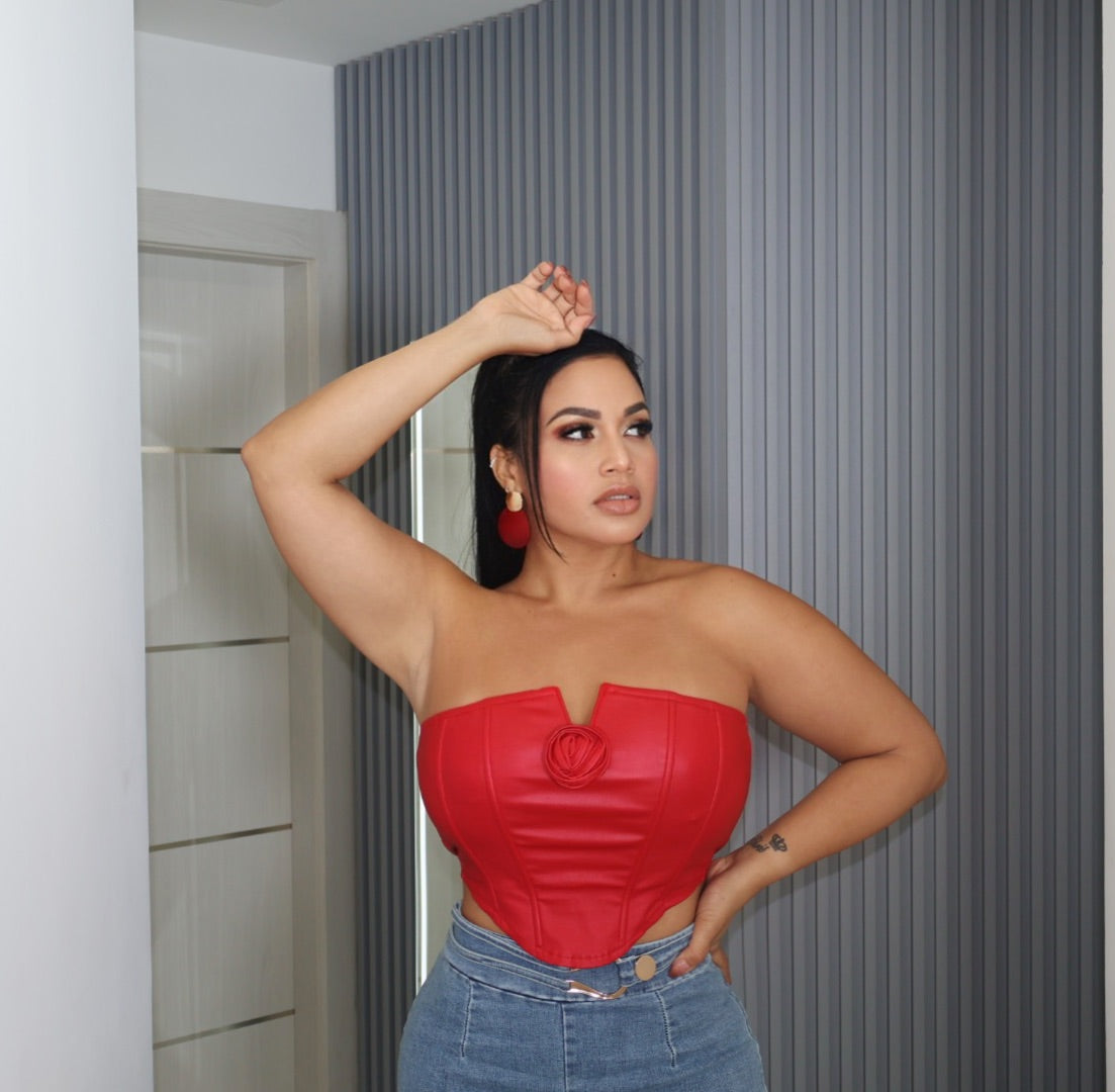 Red corset