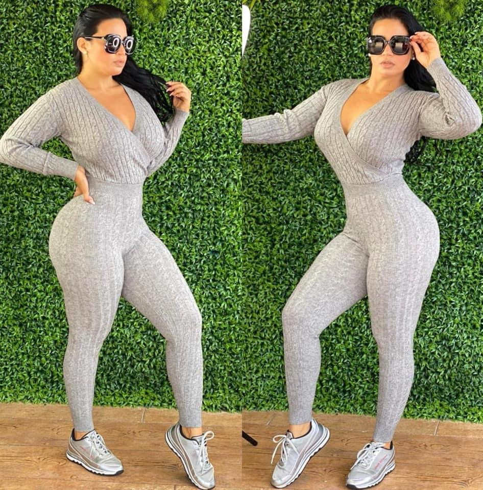 Gray  jumpsuit