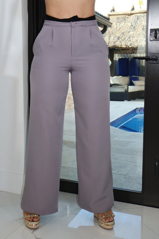 Gray nice pants