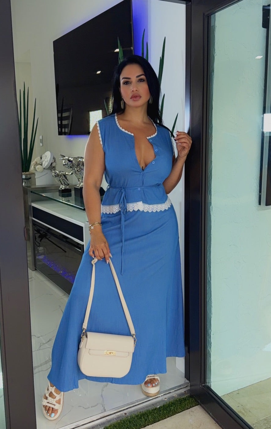 Mezclilla Comfty set