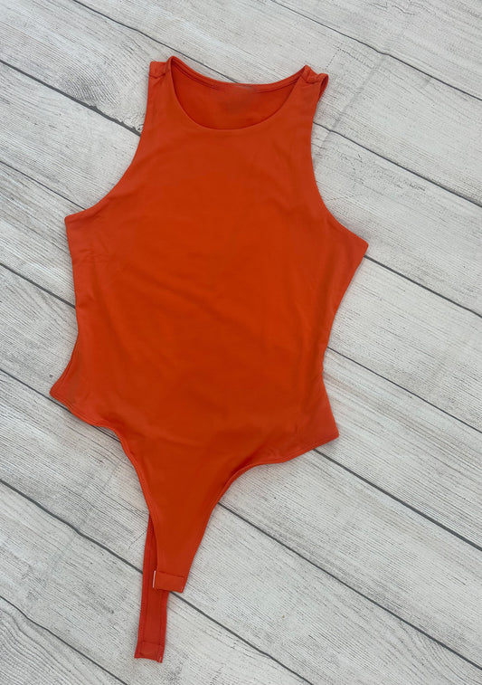 Orange bodysuit