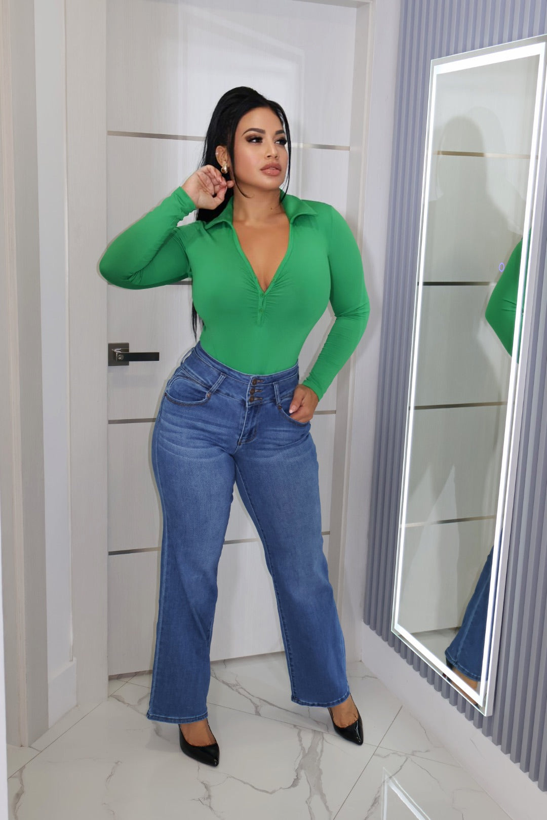 Nice green bodysuit