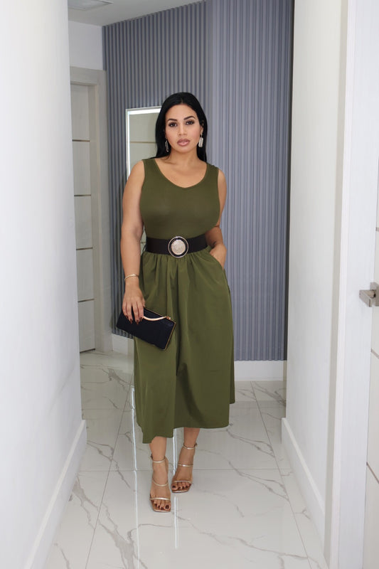 Olive dress