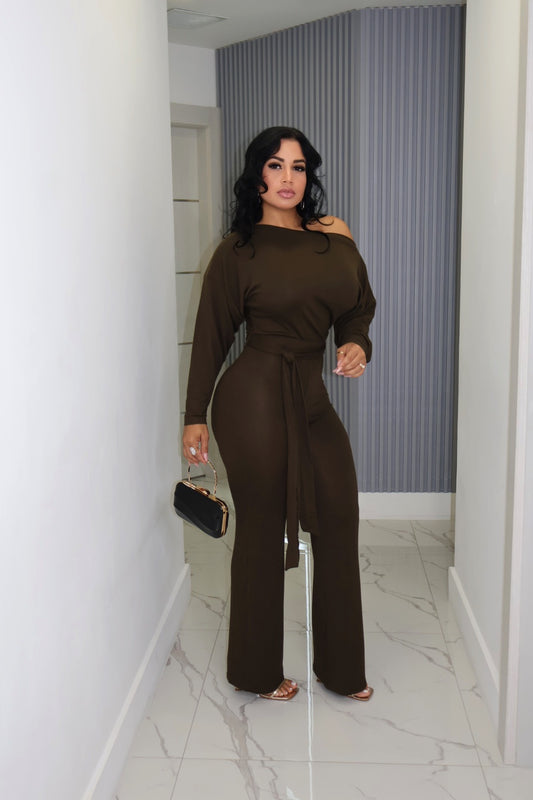 Long-sleeve jumpsuit