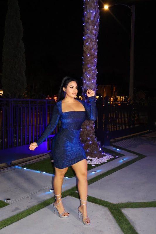 Wow blue dress
