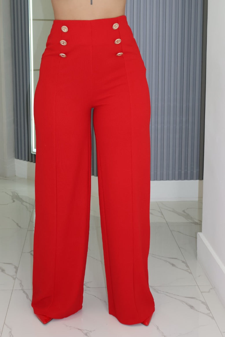 Red beautiful pants