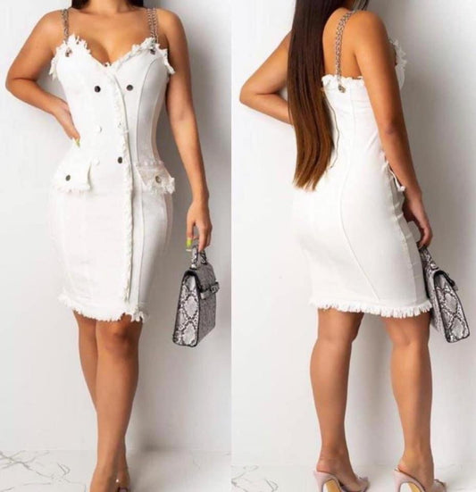 Cadenas white dress