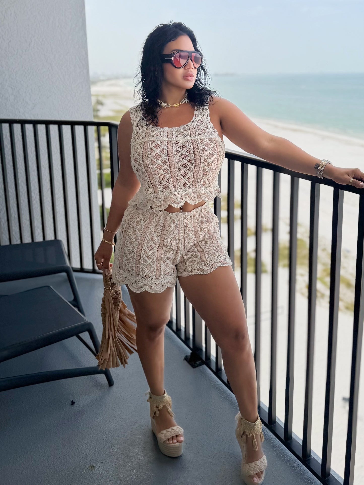 Diamond crochet set