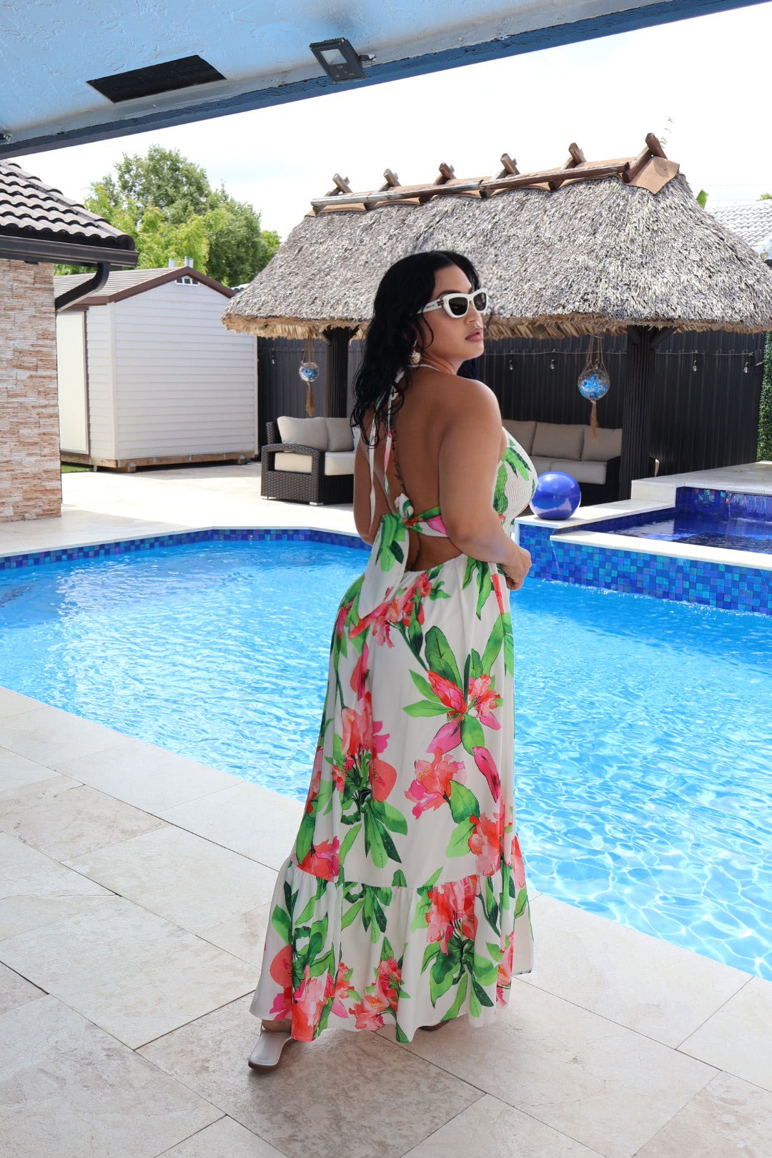Flower summer dress