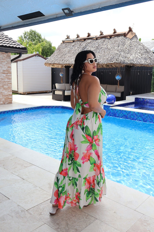 Flower summer dress