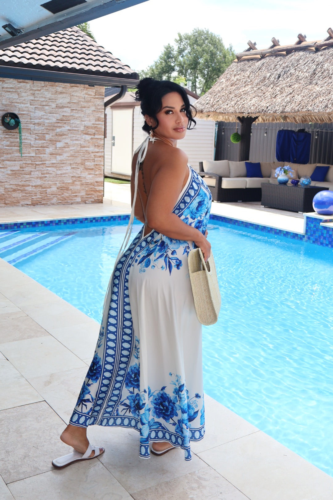 Italian flower dress